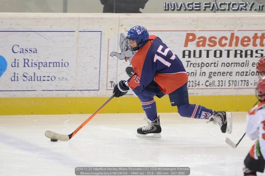 2014-11-23 Valpellice-Hockey Milano Rossoblu U12 1029 Michelangelo Romano